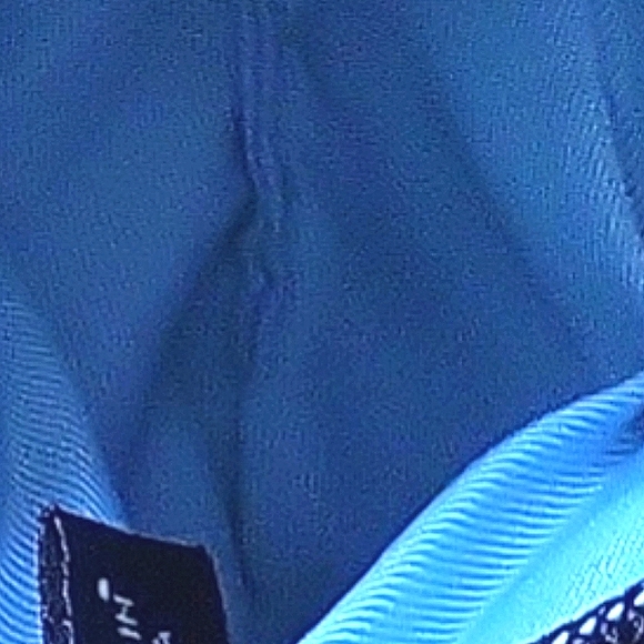 Coach Wristlet Classic Black White Lt Blue Satin Int Pre Loved H 4"x W 6" VGUC - Picture 4 of 6